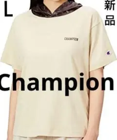Champion ウィメンズ 新品 スクリプトロゴ 半袖 Ｌ チャンピオン 春夏