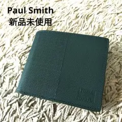 【新品未使用】 Paul Smith 折り財布 グリーン マーケトリーミックスのサムネイル