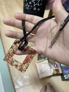 花柄メガネホルダーネックレス　未使用