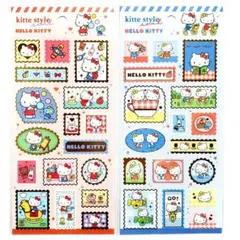 ハローキティ kitte style seal 切手風シール ステッカー