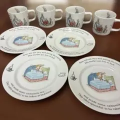 WEDGWOOD ピーターラビット マグカップ＆プレート　4セットのサムネイル