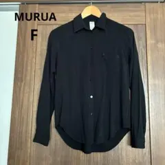 MURUA ブラック　とろみシャツ　フリーサイズのサムネイル