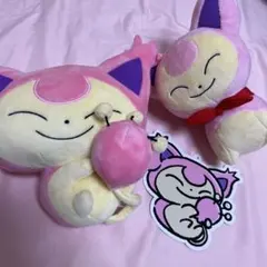 【限定値下げ・中古】ポケモン スーパーDXピカチュウ&エネコぬいぐるみ エネコ 美品・レア】ポケモン エネコ ぬいぐるみ スーパーDX 2005年 当時物