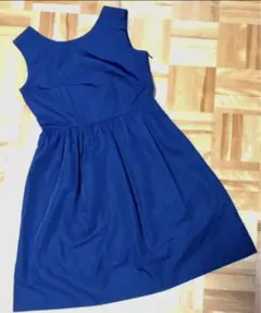 クミキョク組曲 背中レースワンピース結婚式 発表会 パーティー フレアドレス M