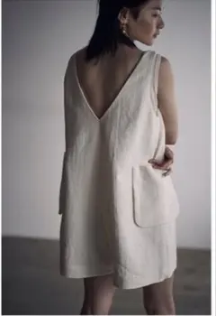 SEA linen cotton all-in-one シー RIE リネン 白のサムネイル