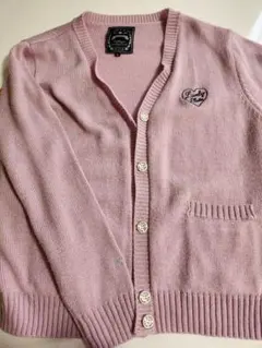 ピンクハート刺繍ニットカーディガン PINK-latteのサムネイル
