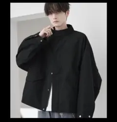 新品ASTRONOMY ビッグシルエットドロップショルダーショートモッズブルゾン