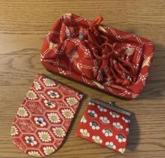 巾着バッグ　かごバッグ　和装用バッグ　和柄