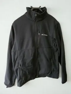 Columbia　コロンビア　ジャケット　裏地フリース　ロゴ刺繍　黒　メンズM