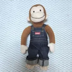 エドウィン おさるのジョージ デニムぬいぐるみ 新品 インテリアにも
