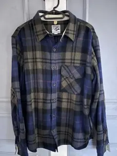 Mt.Rainier desing ウールシャツ