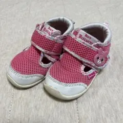 ホットビスケッツ　ベビーシューズ　サンダル　スニーカー　13.5cm ピンク