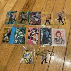 僕のヒーローアカデミア 上鳴電気アクキー、緑谷出久クリアカード等セット