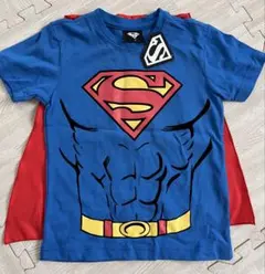 スーパーマン Tシャツ 赤いマント付き　Sサイズ　タグ付き　未着用のサムネイル
