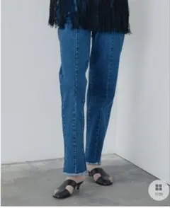 GALLEST センターピンタックデニム