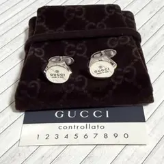 入手困難 GUCCI ヘキサゴンロゴ 喜平チェーンブレス 925刻印有 希少