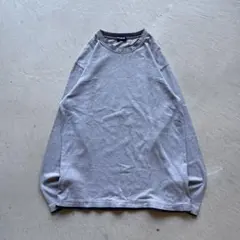 90s old uniqlo grey layered l/s レイヤード