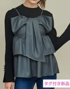 31Sons de mode トランテアン リボンモチーフティアードチュニック