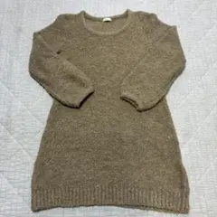 earth music & ecology ベージュ 長袖ニット