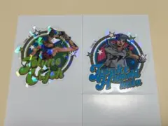 ジョジョワールド クリアステッカーコレクション 空条徐倫 東方定助