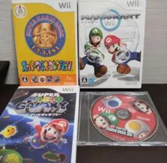 ニンテンドー　Wii ゲームソフト 4本セット マリオ