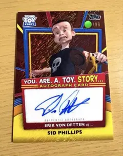 【超希少】99枚限定 アンディ トイストーリー 直筆サインカード topps 超希少】99枚限定 アンディ トイストーリー 直筆サインカード topps
