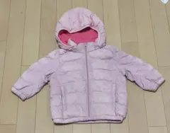 ユニクロ　ベビー ピンク 中綿ジャケット アウター