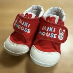 MIKI HOUSE ファーストシューズ 赤色　12.5cm