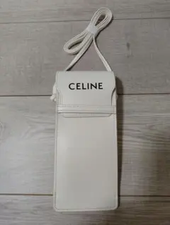 ☆未使用品☆CELINE(セリーヌ)サングラスケース レザー ポーチ 白のサムネイル