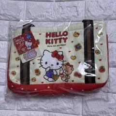 Hello Kitty コーデュロイ 保温保冷巾着トートバッグ