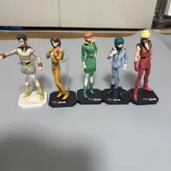 機動戦士Ζガンダム　クワトロ・バジーナ、カミーユ、レコア、エマ　フィギュアセット