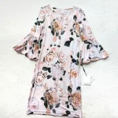 タグ付き カルバンクライン 花柄ワンピースワンピース S