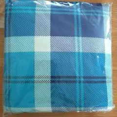 新生活☆掛け布団カバー　シングル　ブルー　チェック柄　150×210