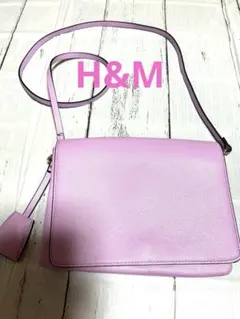 H&M 薄紫色 ショルダーバッグ