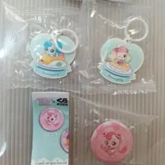 デザート キャッチ！ティニピン くら寿司 コラボ アクセサリーチャーム 캔 배지