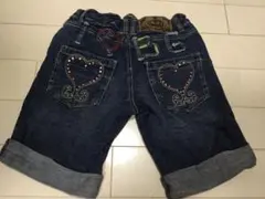 デニム パンツ　ハーフパンツ　ジーンズ 150
