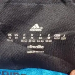 adidas アディダス climalite ジャージ M 黒 青
