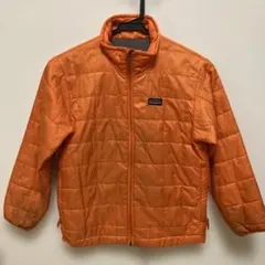 patagonia キッズ ジャケット Sサイズ オレンジ
