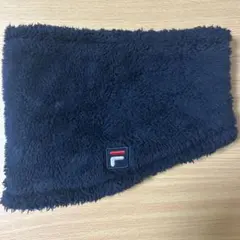 FILA ネックウォーマー ネイビー フリース