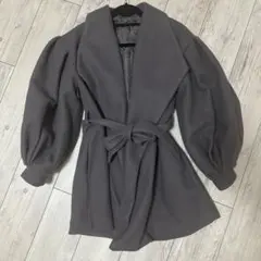 GRL グレー ロングコート Sサイズ