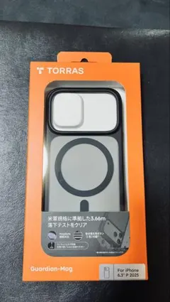 TORRAS Guardian-Mag iPhone17Pro用ケースブラック