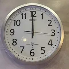 ジャンク品　CITIZEN ラジオコントロール時計 30cm