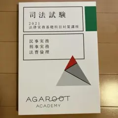 アガルート予備試験論文過去問解析講座H23年〜R6年 アガルート司法試験予備試験論文過去問解析講座 平成23-令和3 - メルカリ