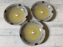 うさぎ柄 陶器 皿 3枚セットのサムネイル
