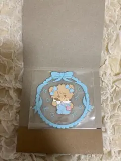 mikko illustrations クリアラバーコースター2 latte