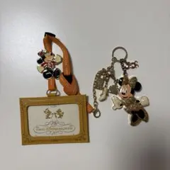 東京ディズニーランドホテル ミッキー ミニー キーホルダー