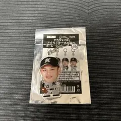 デカフェイスアクリルキーホルダー　毛利　千葉ロッテマリーンズ