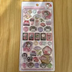 【正規品】ボンボンドロップシール 和柄 舞妓さん