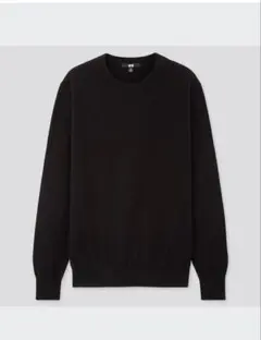 ユニクロUNIQLOコットンカシミヤクルーネックセーター　ニット　L