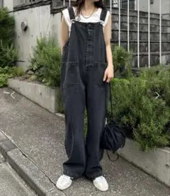 【はるはる様専用】【GEVACO 】12.5ozデニムサロペット ブラック